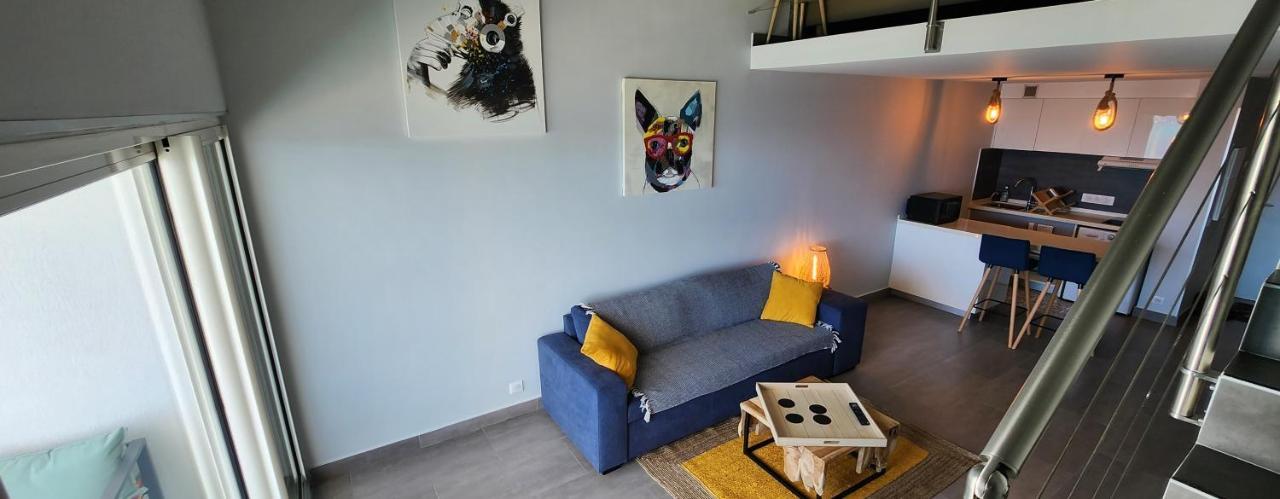 Beau Duplex Vue Mer Avec Piscine Et Acces Plage Marigot  Exterior foto